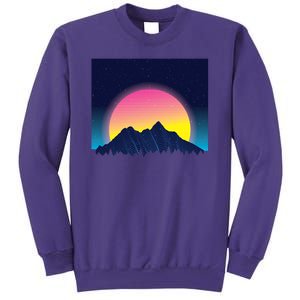 Retrowave Mountains Sweatshirt