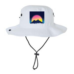 Retrowave Mountains Legacy Cool Fit Booney Bucket Hat