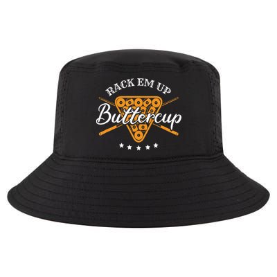 Rack Em Up Buttercup Pool Billiard Team Cool Comfort Performance Bucket Hat