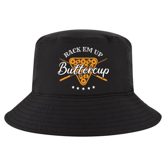 Rack Em Up Buttercup Pool Billiard Team Cool Comfort Performance Bucket Hat