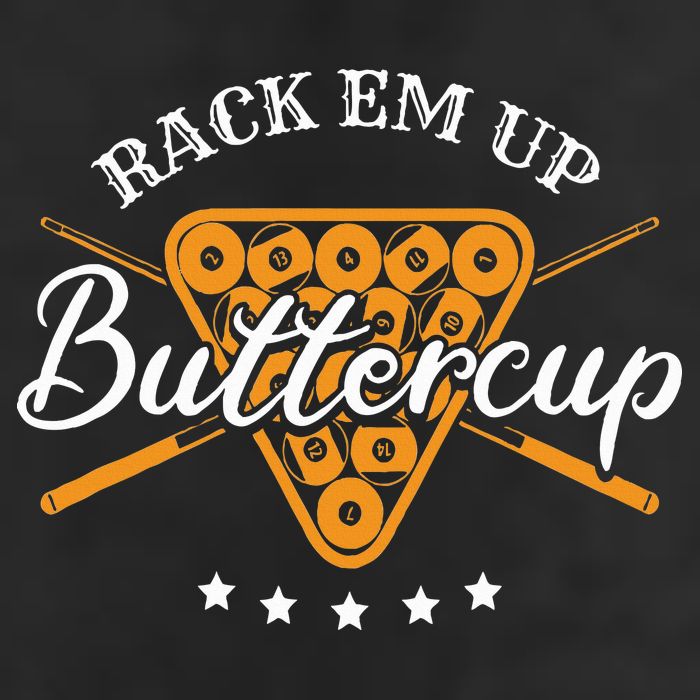 Rack Em Up Buttercup Pool Billiard Team Cool Comfort Performance Bucket Hat