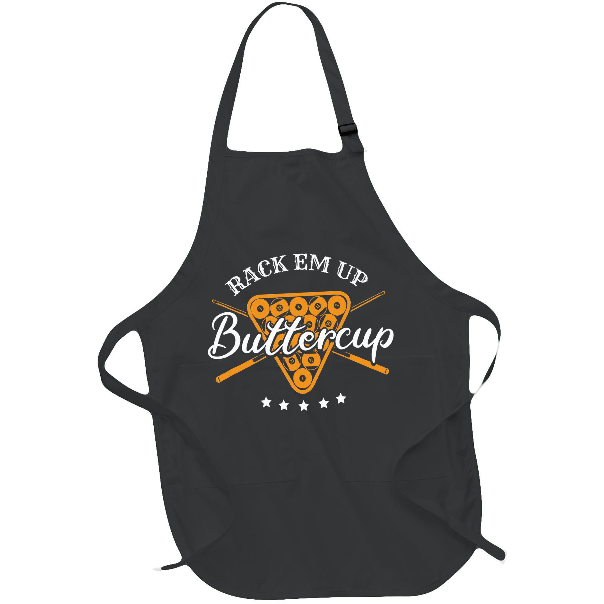Rack Em Up Buttercup Pool Billiard Team Apron