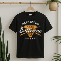 Rack Em Up Buttercup Pool Billiard Team T-Shirt