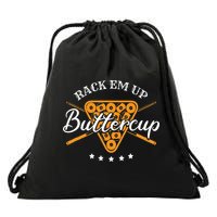 Rack Em Up Buttercup Pool Billiard Team Drawstring Bag