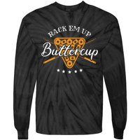 Rack Em Up Buttercup Pool Billiard Team Tie-Dye Long Sleeve Shirt