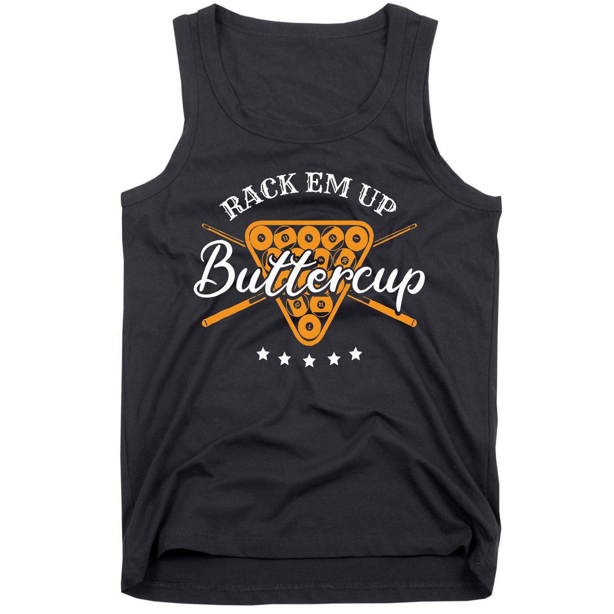 Rack Em Up Buttercup Pool Billiard Team Tank Top