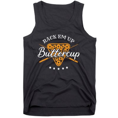 Rack Em Up Buttercup Pool Billiard Team Tank Top