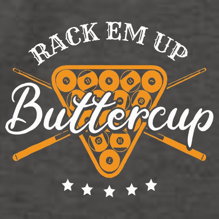 Rack Em Up Buttercup Pool Billiard Team Vector Backpack