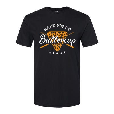 Rack Em Up Buttercup Pool Billiard Team Softstyle® CVC T-Shirt