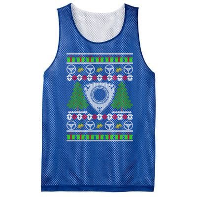 Rotary Engine Ugly Christmas Wankel Sports Car Lover Gift Mesh Reversible Basketball Jersey Tank