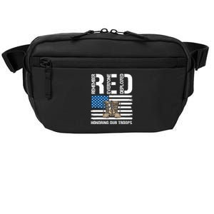 Remember Everyone Veteran Deployed Red Friday Military Crossbody Pack