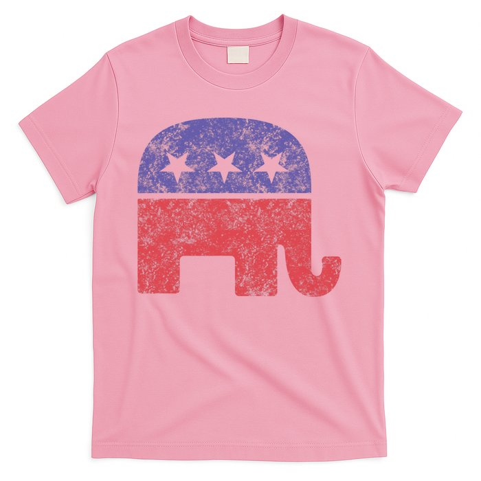 Republican Elephant Vintage Logo Gift T-Shirt