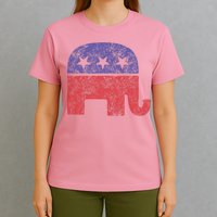 Republican Elephant Vintage Logo Gift T-Shirt