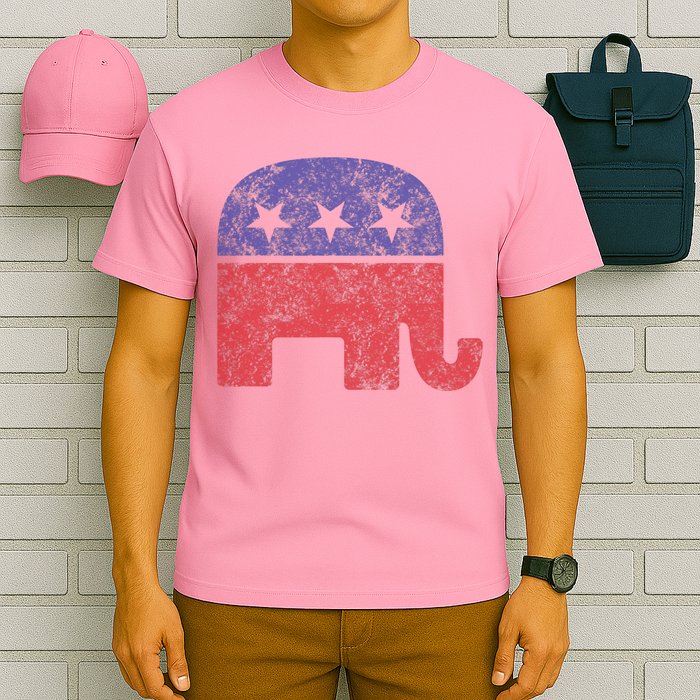 Republican Elephant Vintage Logo Gift T-Shirt