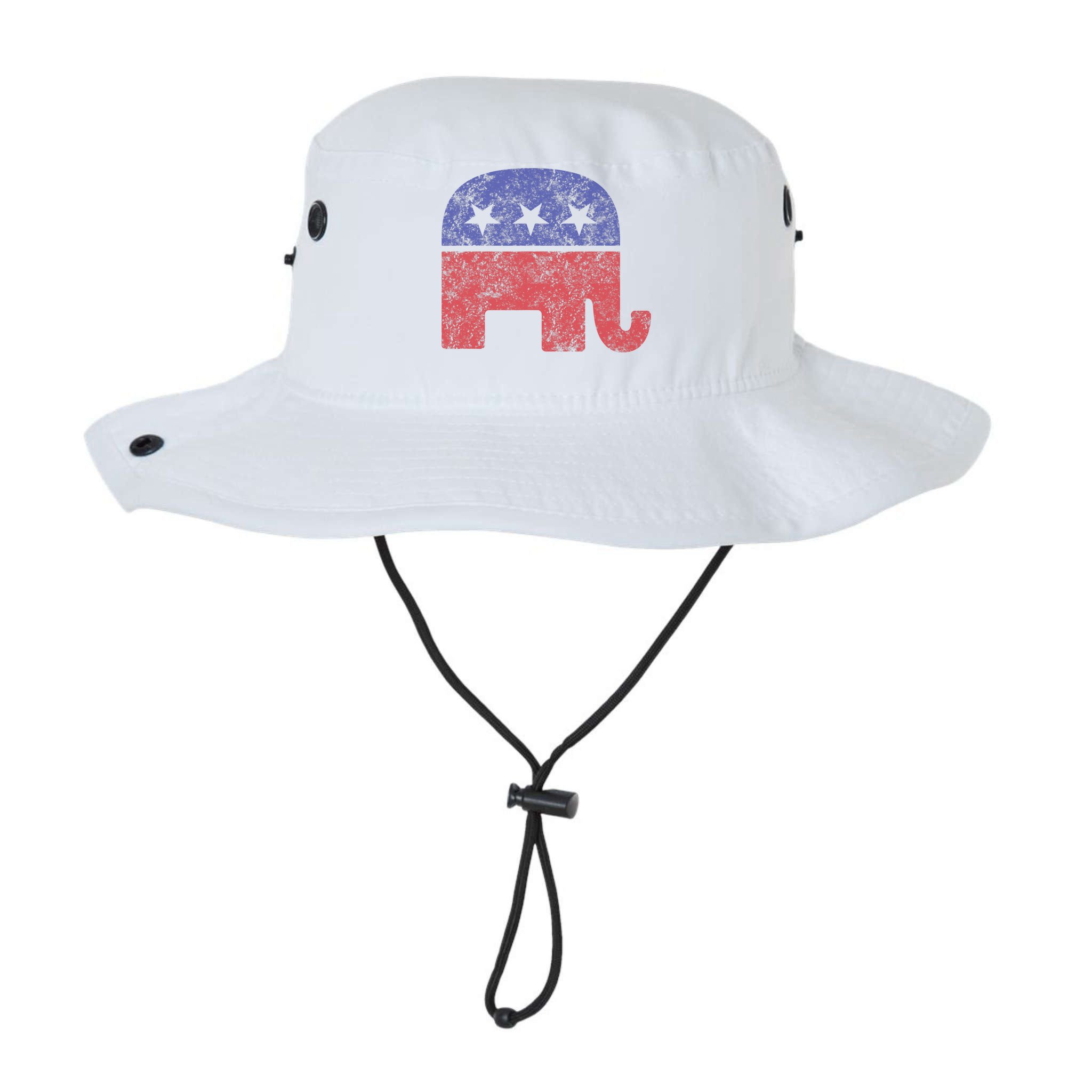 Republican Elephant Vintage Logo Gift Bucket Hat
