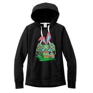 Retro Easter Video Game Easter Gaming Graphics Happy Easter Women's Fleece Hoodie