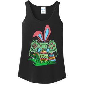 Retro Easter Video Game Easter Gaming Graphics Happy Easter Ladies Essential Tank