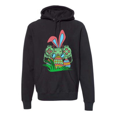 Retro Easter Video Game Easter Gaming Graphics Happy Easter Premium Hoodie