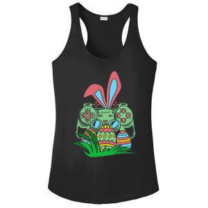 Retro Easter Video Game Easter Gaming Graphics Happy Easter Ladies PosiCharge Competitor Racerback Tank