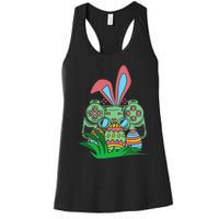 Retro Easter Video Game Easter Gaming Graphics Happy Easter Women's Racerback Tank