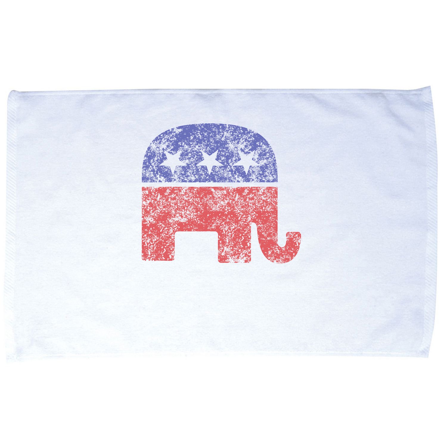 Republican Elephant Vintage Logo Gift Microfiber Hand Towel