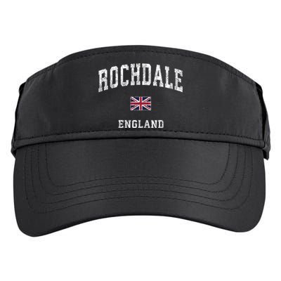 Rochdale England Vintage Athletic Sports Adult Drive Performance Visor