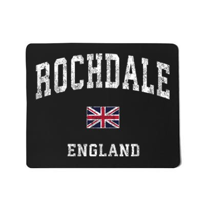 Rochdale England Vintage Athletic Sports Mousepad