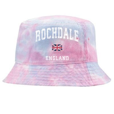 Rochdale England Vintage Athletic Sports Tie-Dyed Bucket Hat