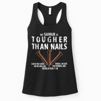 Revelation My Savior Is Tougher Than Nails Womens Tank Top