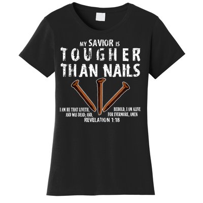 Revelation My Savior Is Tougher Than Nails Women's T-Shirt