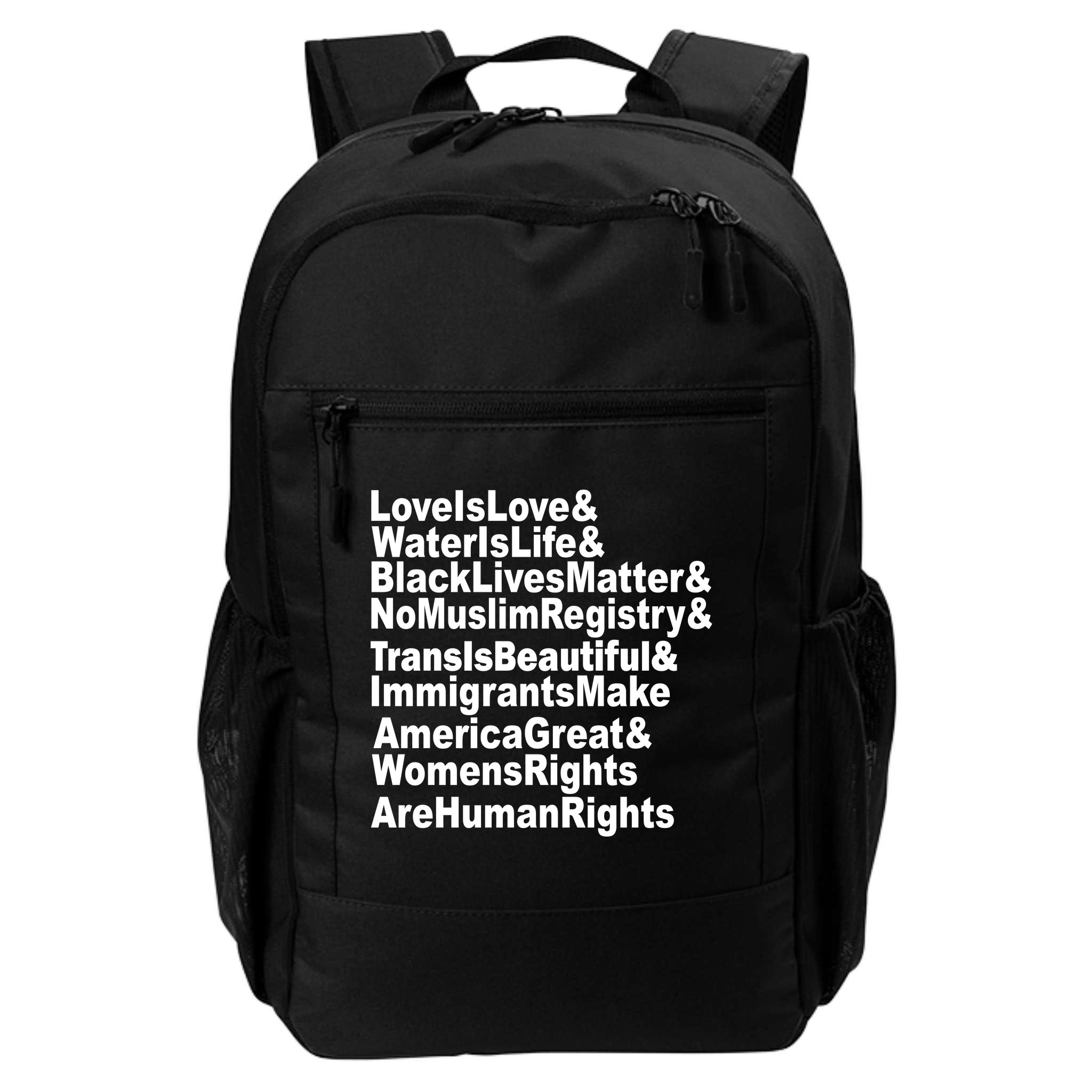 Revolutionary Intersectional Love Is Love Backpack