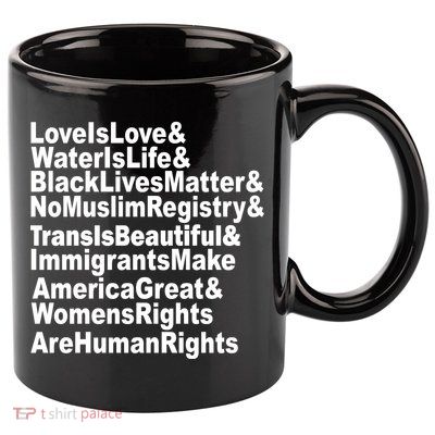 Revolutionary Intersectional Love Is Love 11oz C Handle Ceramic Mug