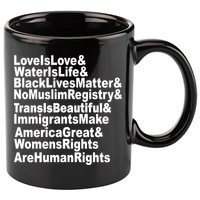 Revolutionary Intersectional Love Is Love 11oz C Handle Ceramic Mug