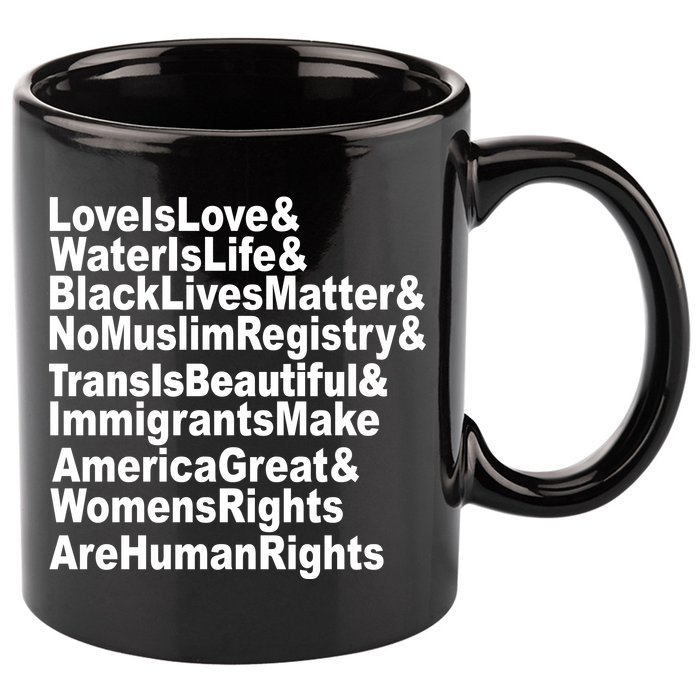 Revolutionary Intersectional Love Is Love 11oz C Handle Ceramic Mug