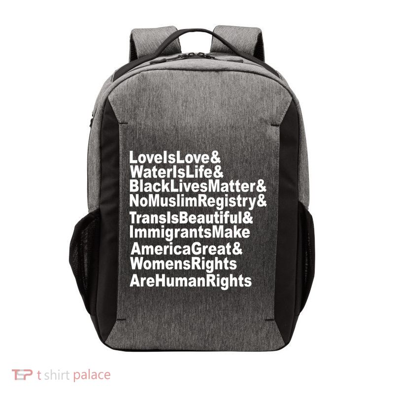 Revolutionary Intersectional Love Is Love Vector Backpack