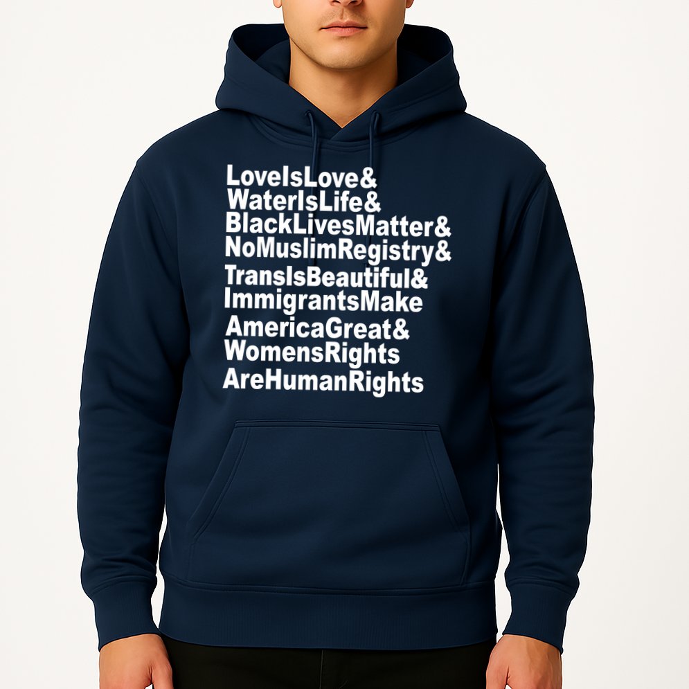 Revolutionary Intersectional Love Is Love Hoodie