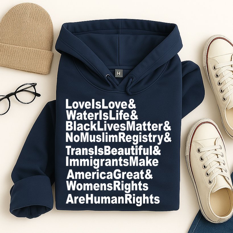 Revolutionary Intersectional Love Is Love Hoodie