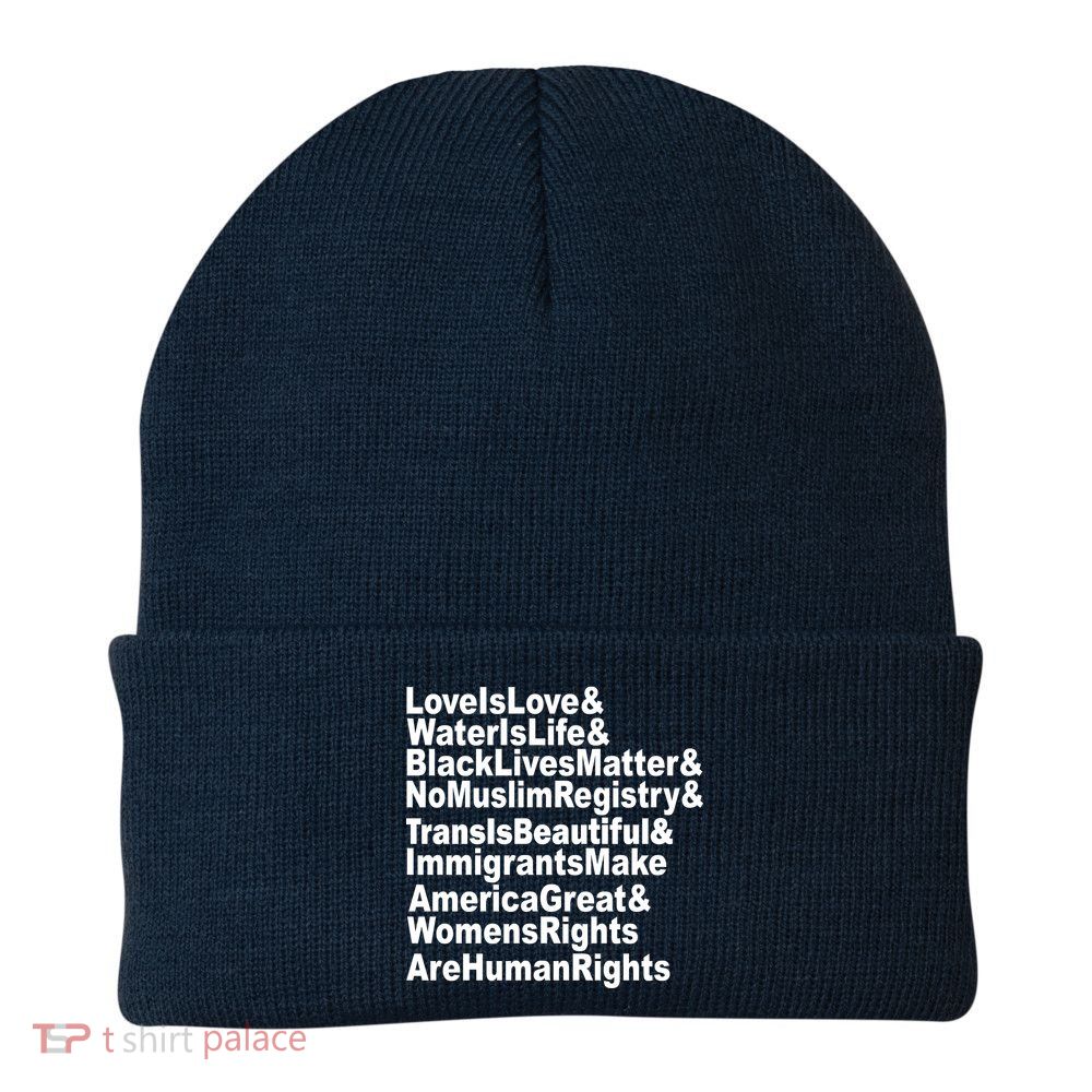 Revolutionary Intersectional Love Is Love Beanie