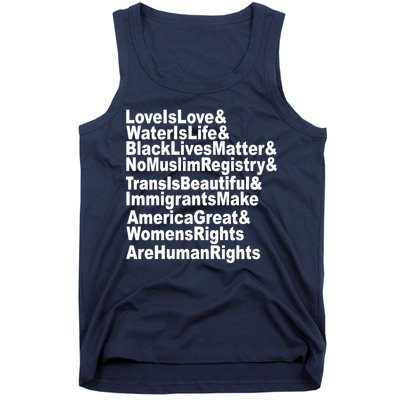 Revolutionary Intersectional Love Is Love Tank Top