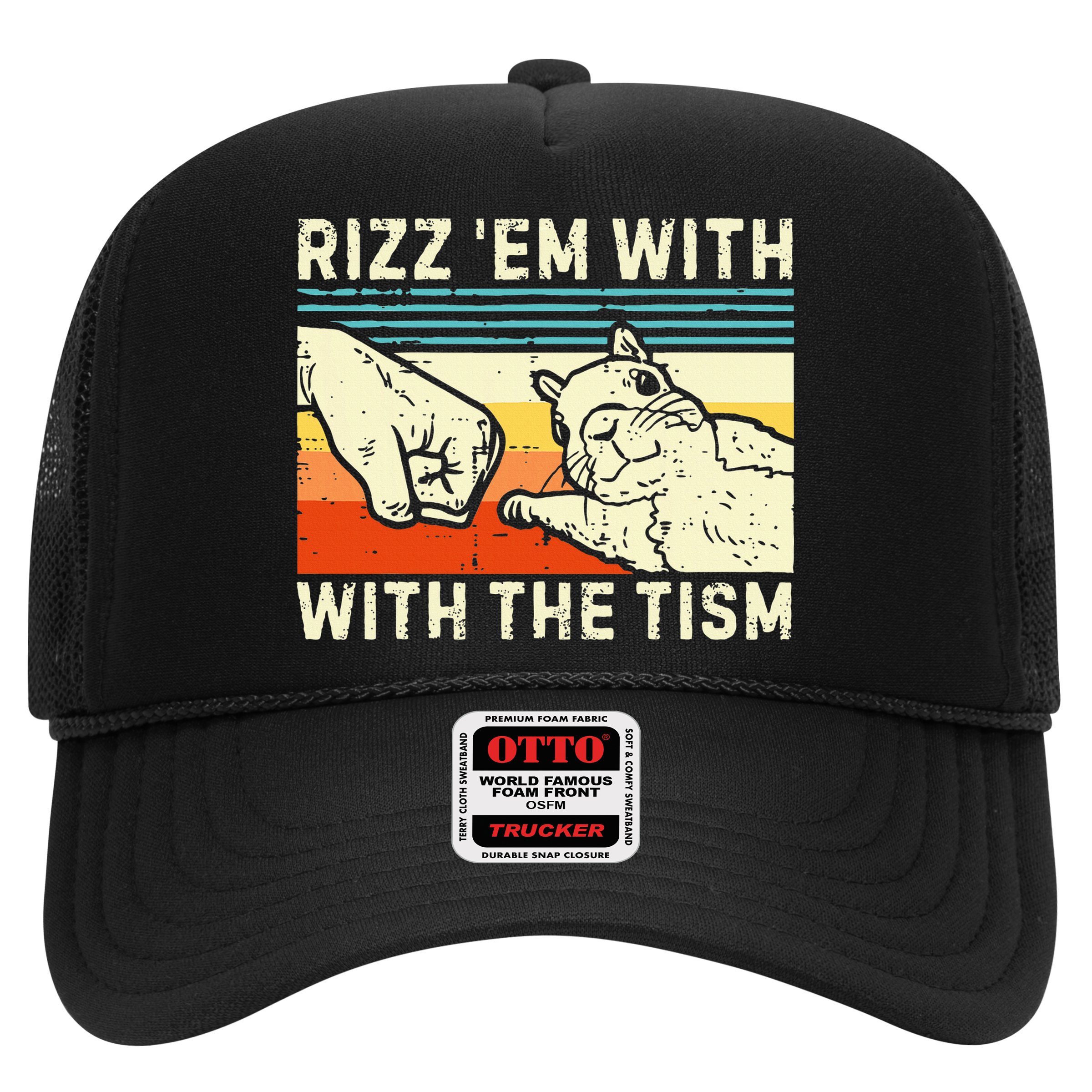 Rizz Em With The Tism Rizzler Joke Meme Rizzling Squirrel Hat