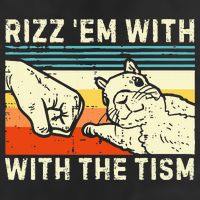 Rizz Em With The Tism Rizzler Joke Meme Rizzling Squirrel Hat