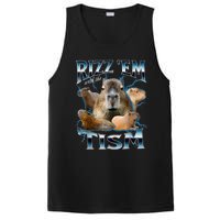 Rizz Em With The Tism Capybara Funny Oddly Dank Meme PosiCharge Competitor Tank