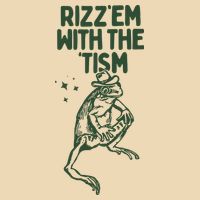 Rizz Em With The Tism Zip Tote Bag