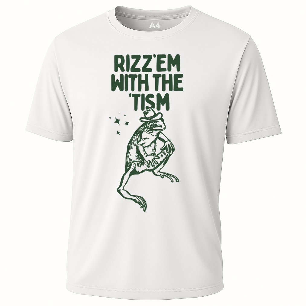 Rizz Em With The Tism Performance Shirt