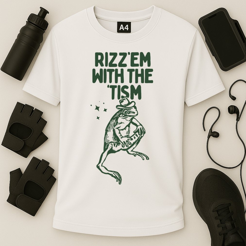 Rizz Em With The Tism Performance Shirt