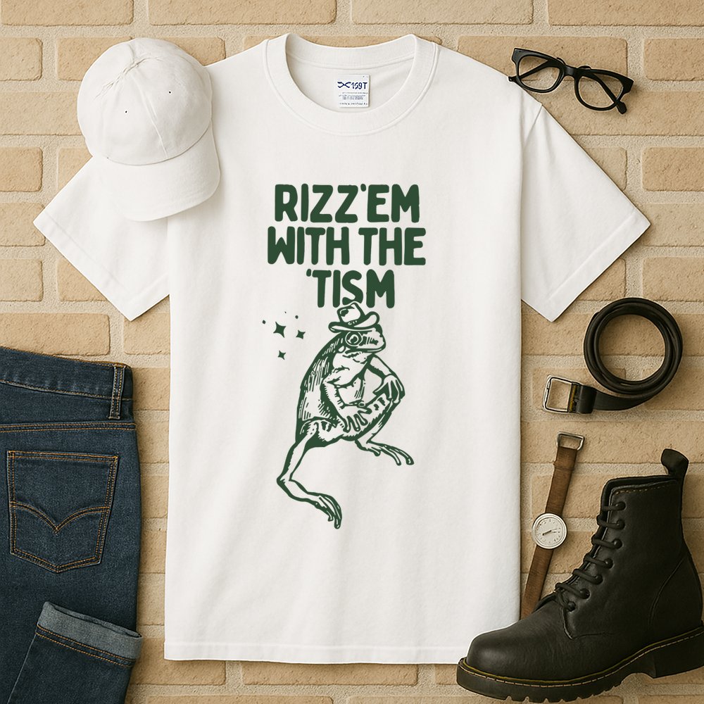 Rizz Em With The Tism Tall T-Shirt