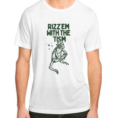 Rizz Em With The Tism Adult ChromaSoft Performance T-Shirt