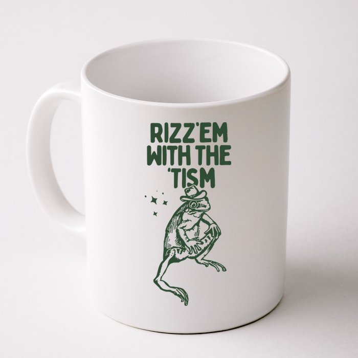 Rizz Em With The Tism Mug