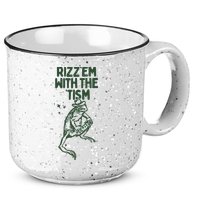 Rizz Em With The Tism 15oz Campfire Ceramic Mug