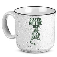 Rizz Em With The Tism 15oz Campfire Ceramic Mug
